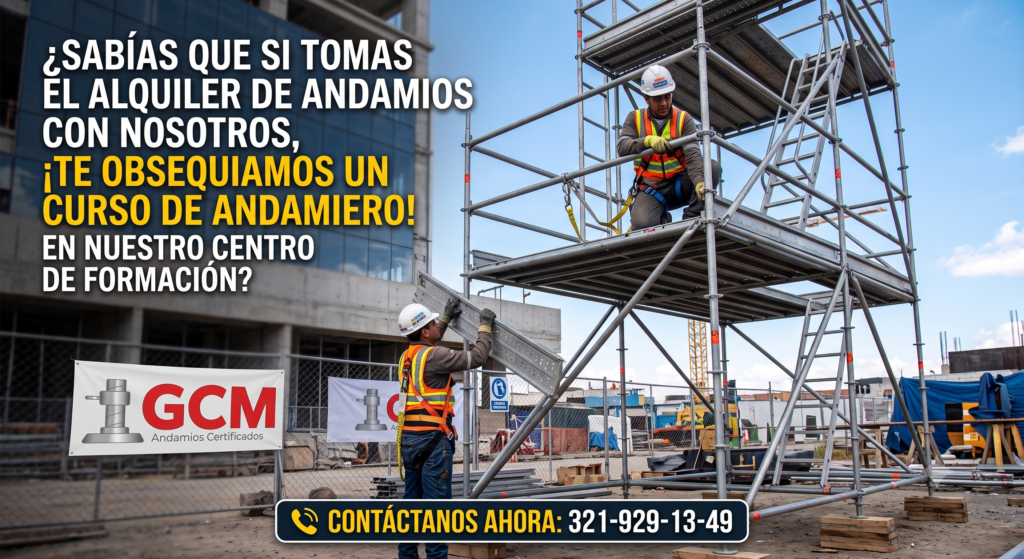Curso de andamiero certificado en Bogotá