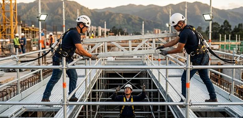 Curso de andamiero certificado en Bogotá